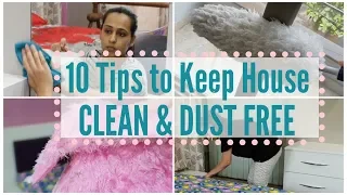 10 Tips for Clean and Dust free Home | Habits and Routines to keep house clean