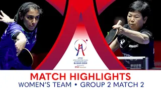 Mahshid Ashtari (IRI) vs Xia Lian Ni (LUX) | WT G2 - Match 2 | #ITTFWorlds2024