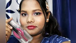 HUDA BEAUTY DEMI MATTE LIPSTICK LADY BOSS 💄 REVIEW ||SANGEETHA PHEBE