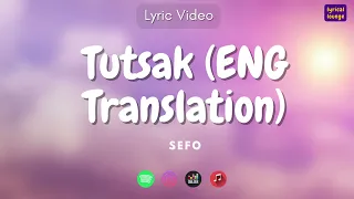 (English Translation) Sefo - Tutsak || Lyric Video