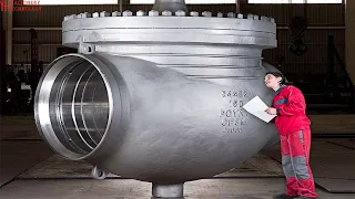 Installing the World's Largest Giant Valve - The Manufacturing Process of Industrial Valves