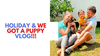 Holiday and Puppy vlog | Asherah Gomez