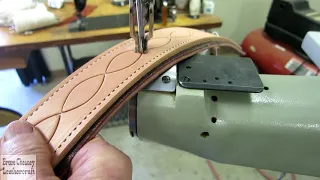 Sewing Leather Flank Straps for Roping Saddle with Bruce Cheaney