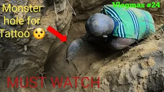 Tattoo Hunt in Matura/ Digging Monster hole for two Armadillo aka Tattoo/ Vlogmas #24