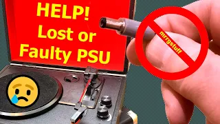 Help!  "Crosley" record player PSU lost or faulty