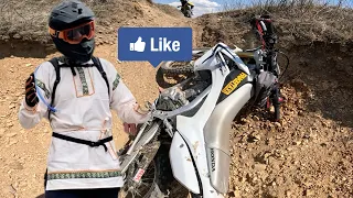 Бодрый прохват в трёх действиях | HONDA CRF 250L | Седанка Владивосток