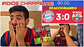 ELIMINADOS DE CHAMPIONS LEAGUE! HINCHA del Barca Reacciona al Bayer Munich 3-0 Barcelona