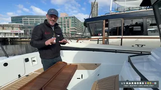 Cardinal Yachts Targa Walk-Through at 2024 Seattle Boat Show