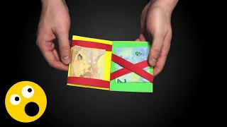 MAGIC wallet 💰 How To Craft A Magic Trick Wallet: DIY Tutorial 🎉