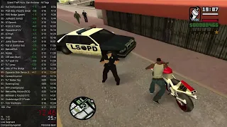 GTA San Andreas All Tags speedrun in 25:50