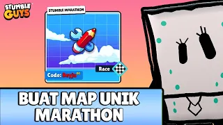 MEMBUAT MAP KEDUA KU DI STUMBLE GUYS! TEMA LARI MARATHON SERU!? Stumble Guys