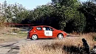 Rallye du Bas Vivarais 2023 - Crash and flat out