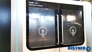 DECKEL MAHO | DMF 180 - 5 axes simultaneous machining center - KISTNER MACHINE TOOLS