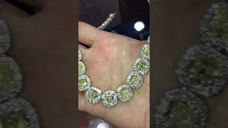 huge diamond necklace