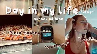 productive day in my life 🌿🤍| pool & selber pizza machen *vlog* | jennybelly