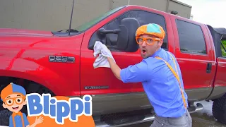 Blippi Washes The Car!! | BLIPPI | Kids TV Shows | Cartoons For Kids | Popular video