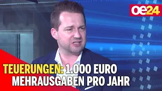 Teuerungen: 1.000 Euro Mehrausgaben pro Jahr