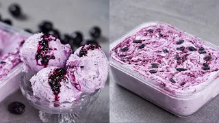 BLACK GRAPE ICE CREAM RECIPE | HOMEMADE BLACK CURRENT ICE CREAM | SOFT & CREAMY BLACK GRAPE ICECREAM