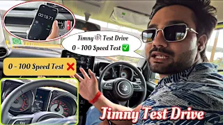 Maruti Jimny 4x4 || 0 - 100 Speed Test , Brake Test & Test Drive ✅