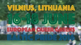 #OutAndGreen - Baltic Pride 2016