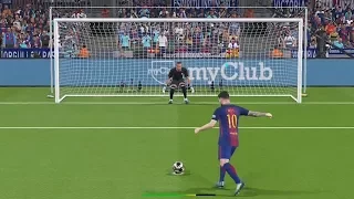 PES 2018 - Penalty Shootout | FC Barcelona vs Real Madrid CF - Gameplay (PS4 HD) [1080p60FPS]