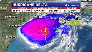 4 A.M. UPDATE: Hurricane Delta closing in on southwestern Louisiana