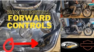 Harley Sporty Forward controls