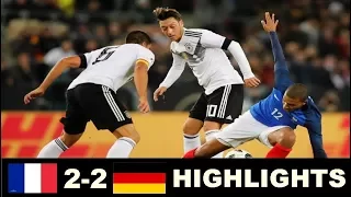 Germany vs France 2-2 - Extended Highlights - Friendly 14/11/2017