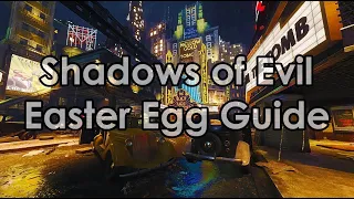 EASY SHADOWS OF EVIL - EASTER EGG GUIDE (BLACK OPS 3 ZOMBIES)(2024)