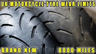 Legal Wear Limits for Motorcycle Tyres UK!