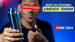 TOP 5 Best 5G Phones Under 10000 in JUNE 2024 l Best Mobile Under 10000