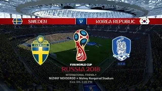 FIFA 18 || SWEDEN VS KOREA REPUBLIC  || FULL MATCH GAME-PLAY |  WORLD CUP RUSSIA 2018