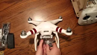 DJI Phantom 3 Standard Quadcopter Unboxing and Assembly