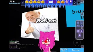 Trolling as an UwU cat in gacha online! #gachaonline