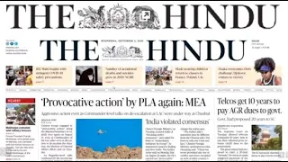 Daily 'THE HINDU' Analysis | 2nd Sep 2020 | Current Affairs for UPSC CSE/IAS |