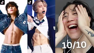 Rating K-POP's HOTTEST TikTok THIRST TRAP Edit's | BTS, Stray Kids, Black Pink, Ateez, Wonho, Hwasa