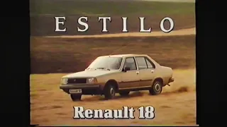 Anuncio Renault 18 GTS España TVE 1983 "ESTILO"