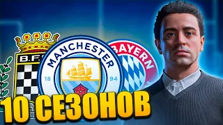 Я взял ХАВИ и ПРОМОТАЛ 10 СЕЗОНОВ | FC 24 карьера за тренера