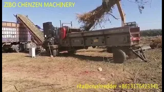 mobile wood chopper/mobile branch shredder