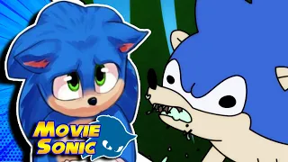 Movie Sonic Reacts to Scientifically Accurate Sonic the Hedgehog!!!