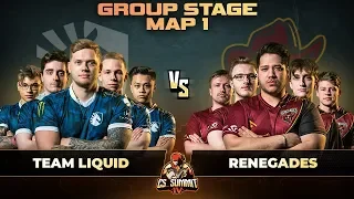 Liquid vs Renegades, Map 1 Nuke - cs_summit 4: Group Stage