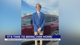 Riley Strain's family still searching 1 week after he was reported missing in Nashville