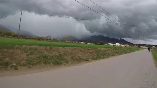 Armageddon storm Pyrenees Spain April 2019
