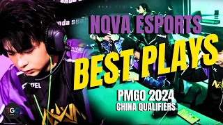 Epic Moments: Top 8 Plays by NOVA ESPORTS in PUBG MOBILE Global Open 2024 PEL Qualifiers