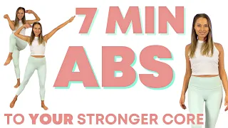 7 Minute Standing Abs Workout - Work your Waist, Abs and Core | No Repeats & No Equipment