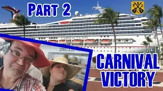 Carnival Victory Cruise Vlog 2018 - Part 2: Lido Dinner, Classic Welcome Aboard Show - ParoDeeJay