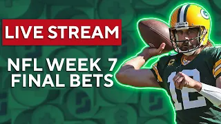 LIVE STREAM: NFL Week 7 Predictions, Best Bets, Player Props + Stats | Red Zone Pregame Show