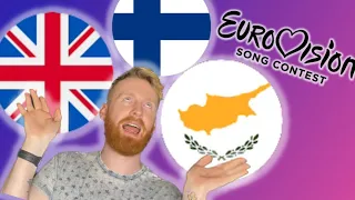 Musician reacts to Eurovision 2023 songs [UK, Cyprus, Finland]