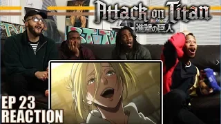 FEMALE TITAN REVEALED! ATTACK ON TITAN EP 23 REACTION/REVIEW