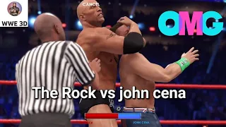 The rock vs john cena| wwe 2k23 gameplay| wrestlemania 2023 39 full match